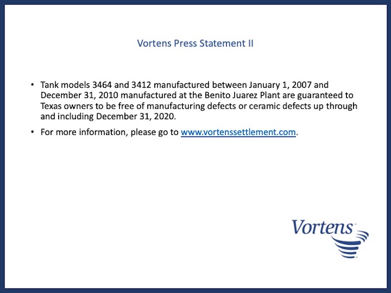 Vortens Statement II